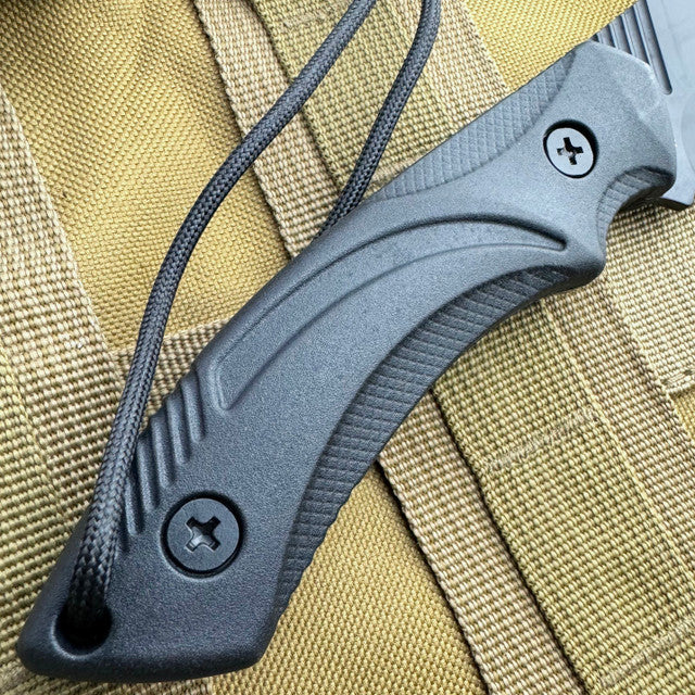 10" STEC Camping Survival Hunting Full Tang Fixed Blade Military Knife w Sheath