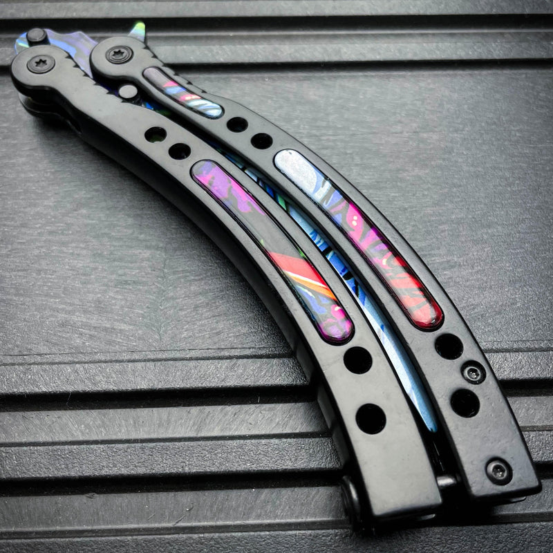 CSGO HYPER BEAST Practice Knife Balisong Butterfly Tactical Combat Trainer NEW - BLADE ADDICT