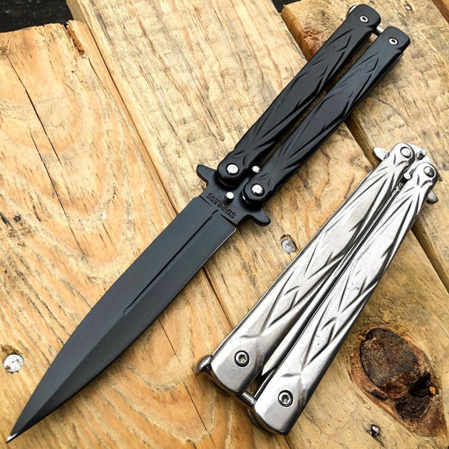 Practice BALISONG METAL BUTTERFLY Assorted Trainer Knife BLADE