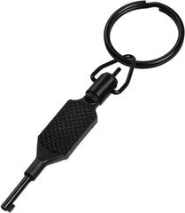 Tactical Flat Knurled Swivel Universal HandCuff Key