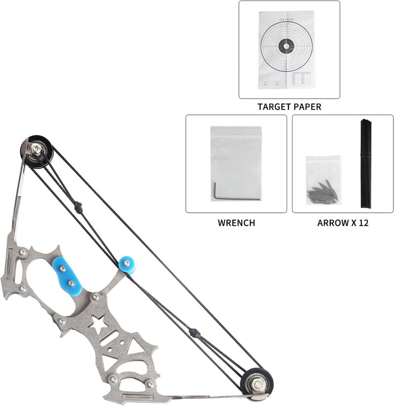 8" Archery Mini Compound Bow and Arrow Set