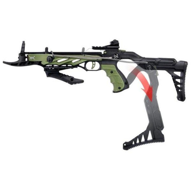 80LBS Green Alligator Recurve Pistol Crossbow 185 FPS