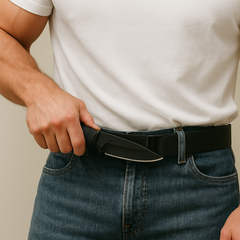 Defense Black Belt Buckle Knife