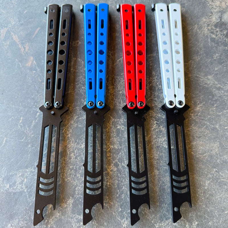 SHARK BOTTLE OPENER TRAINER BUTTERFLY KNIFE