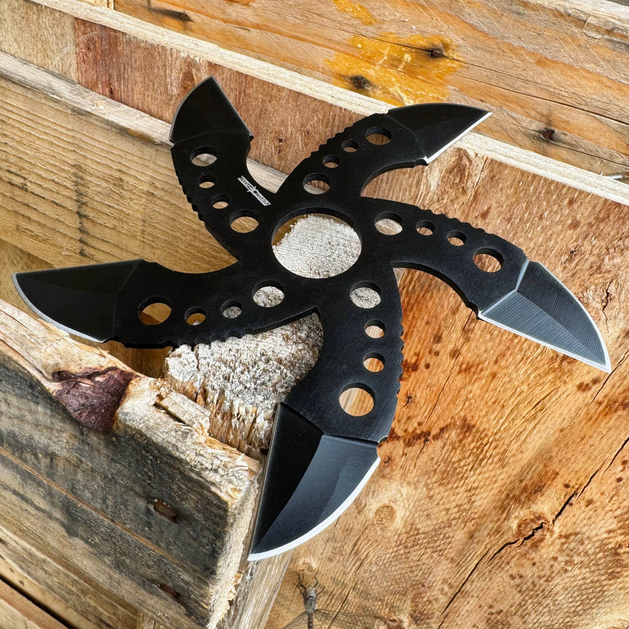 Star Blade Sharp 5 Sided Curved Throwing Star | BLADE ADDICT