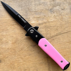 TAC FORCE MILANO STILETTO Pocket Knife Pink