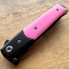 TAC FORCE MILANO STILETTO Pocket Knife Pink