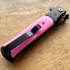 TAC FORCE MILANO STILETTO Pocket Knife Pink