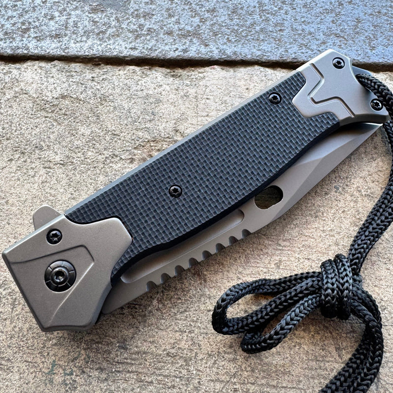 Heavy Duty Tactical Spring Assisted Pocket Knife