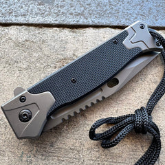 Heavy Duty Tactical Spring Assisted Pocket Knife
