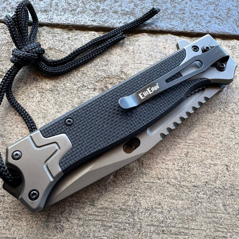 Heavy Duty Tactical Spring Assisted Pocket Knife