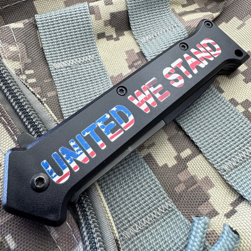 United We Stand Patriot Spring Assisted Pocket Knife