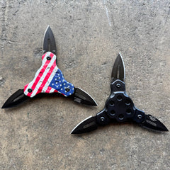 Perfect Point - Folding Throwing Star - Black