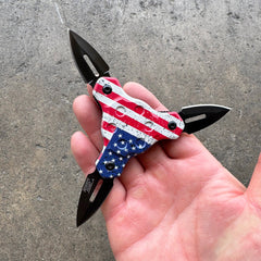 Perfect Point - Folding Throwing Star - Black