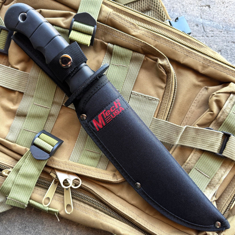 14" MTECH Bowie Fixed Blade Knife