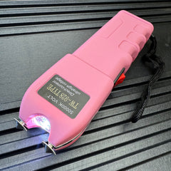 Tactical Pink Stun Gun High MV Rechargeable LED POLICE Stun Gun
