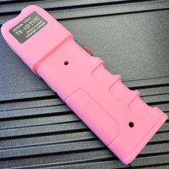 Tactical Pink Stun Gun High MV Rechargeable LED POLICE Stun Gun