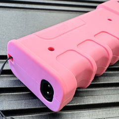 Tactical Pink Stun Gun High MV Rechargeable LED POLICE Stun Gun