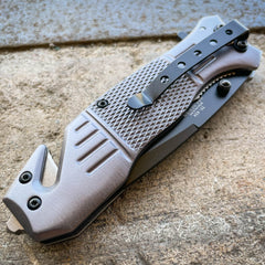 Tac-Force Tanto Blade Rescue Pocket Knife