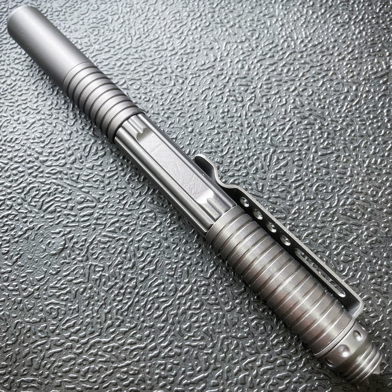 6" Aluminum Tactical Pen Glass Breaker Kubotan Self Defense