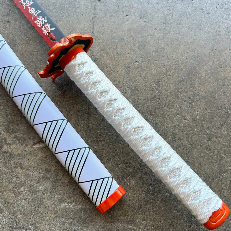 Anime Rengoku Nichirin Katana Samurai Sword