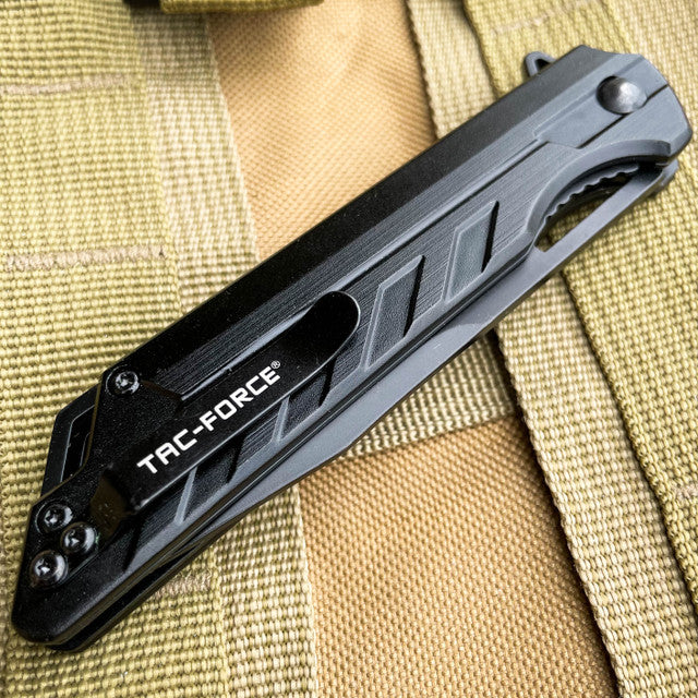 TAC-FORCE Military Tanto Pocket Knife Black
