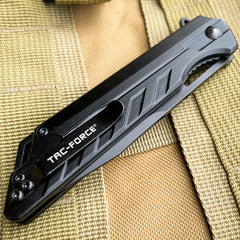 TAC-FORCE Military Tanto Pocket Knife Black