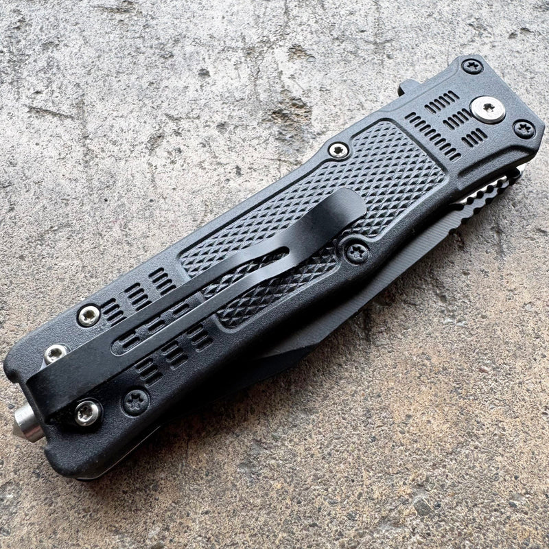 8" Tanto Blade USA Flag Pocket Knife