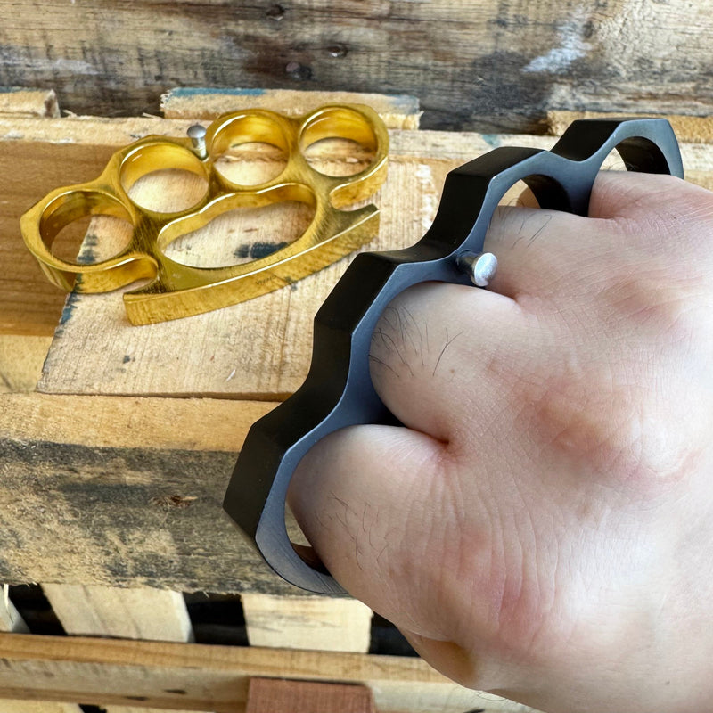 Metal Belt Buckle Knuckle w/ Pin
