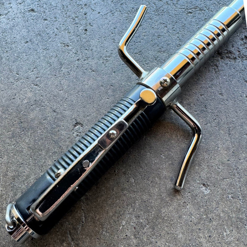 Self Defense Spring Powered Auto Opening Expandable Baton