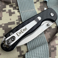 Pocket Knife – 3mm Silver  Blade, Carbon Fiber Handle