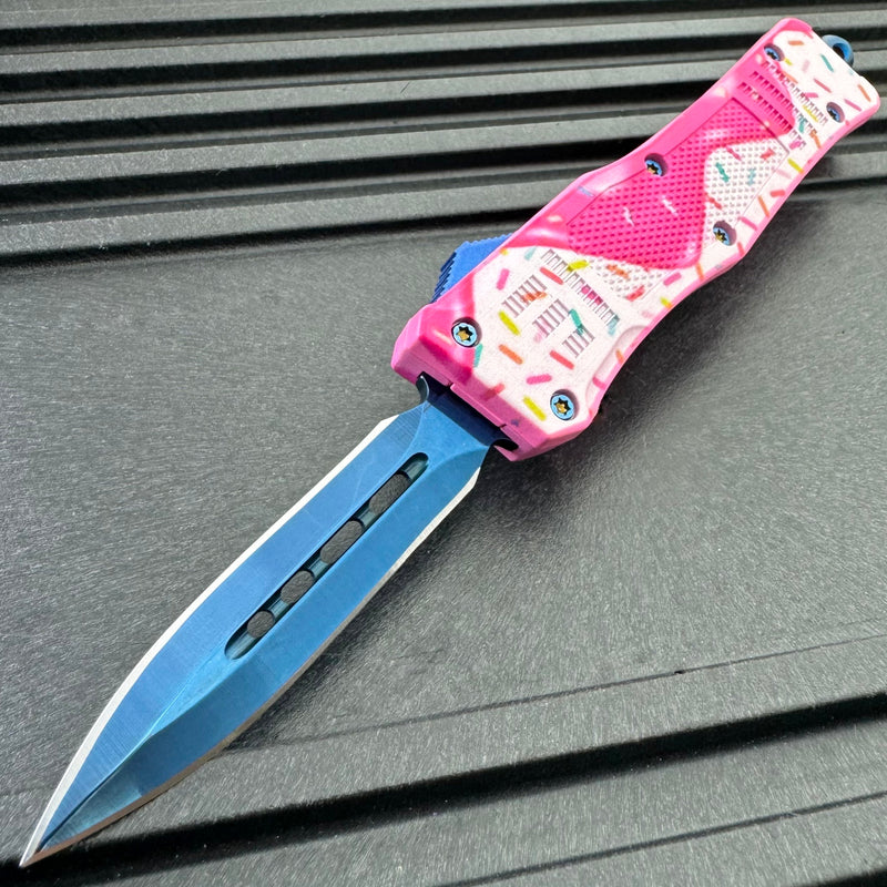 6.75" Sprinkle Waffle OTF Pocket Knife