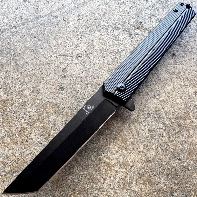 8.25" Tanto Falcon Spring Assisted Pocket Knife
