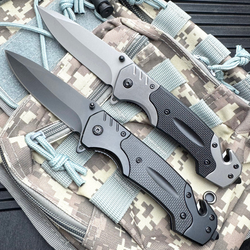 8.75" Heavy Duty Rescue Spring Assisted Pocket Knife