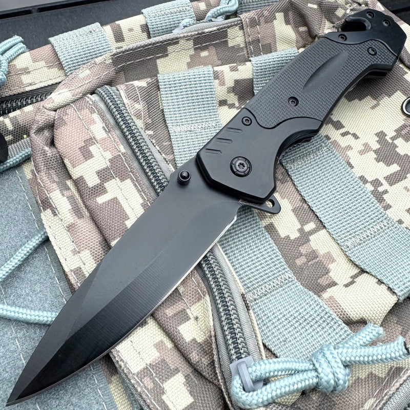 8.75" Heavy Duty Rescue Spring Assisted Pocket Knife