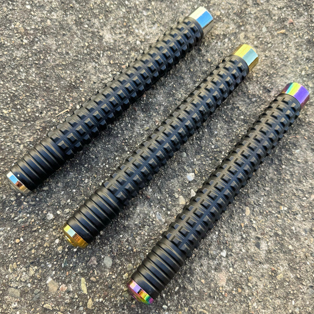 Cyclone Self Defense Expandable Baton w/ Rubber Handle