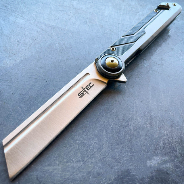 S-TEC 8' Military Rescue Spring Assisted Pocket Knife