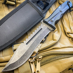 11.8″ Fixed Blade Hunting Knife with G10 Handle