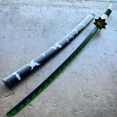 Sanemi's Green Nichirin Katana (Metal)