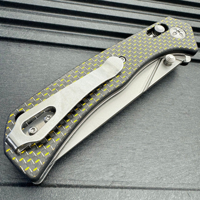 8.5" Carbon Fiber Handle Axis Folding Knife