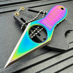 MTECH Rainbow Tactical Neck Knife