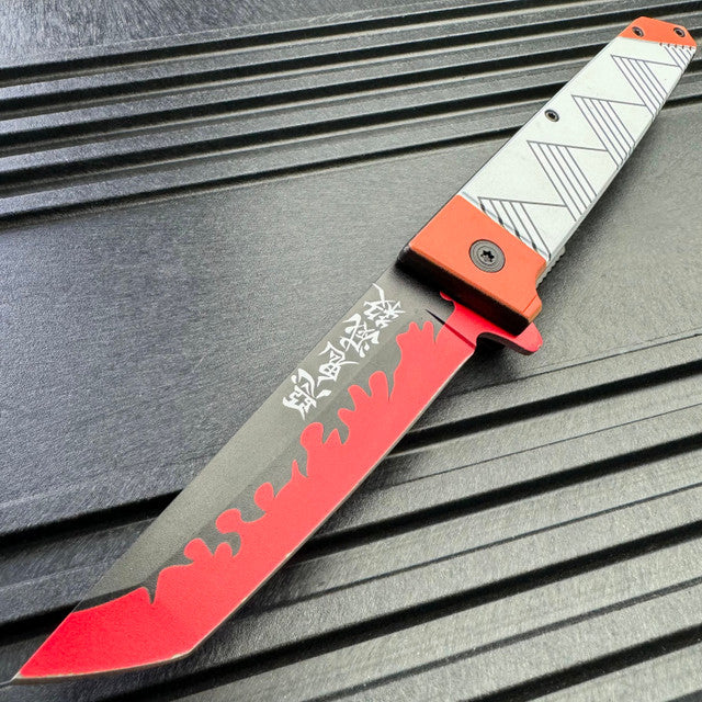 Anime Spring Assisted Pocket Knife