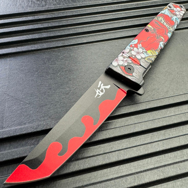 Anime Spring Assisted Pocket Knife
