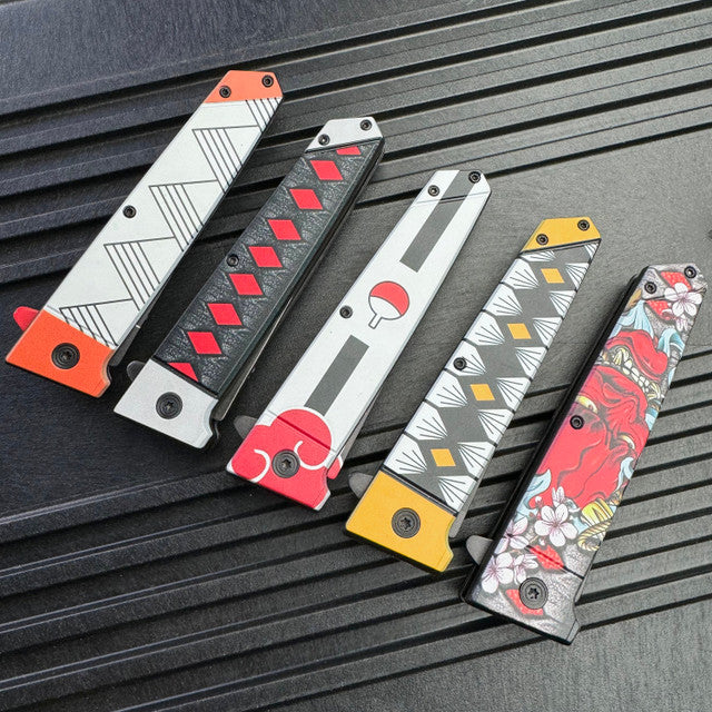 Anime Spring Assisted Pocket Knife