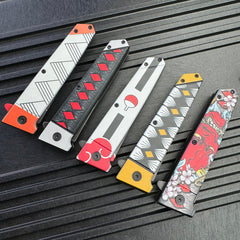 Anime Spring Assisted Pocket Knife