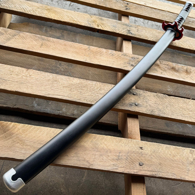 Demon Slayer - Tanjiro Kamado's Black Nichirin Katana 2.0 Tanjiro Sword Metal