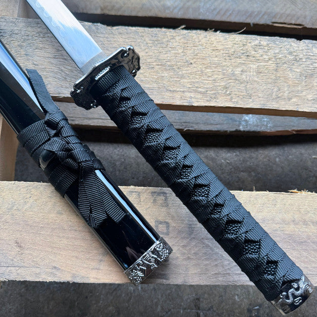 40" Samurai Ninja Bushido Katana Japanese Sword Carbon Steel Blade w/ Scabbard