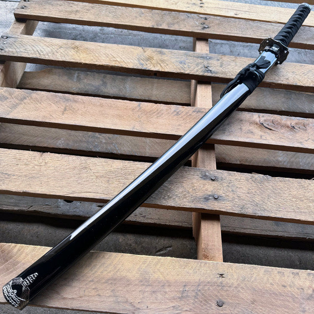 40" Samurai Ninja Bushido Katana Japanese Sword Carbon Steel Blade w/ Scabbard