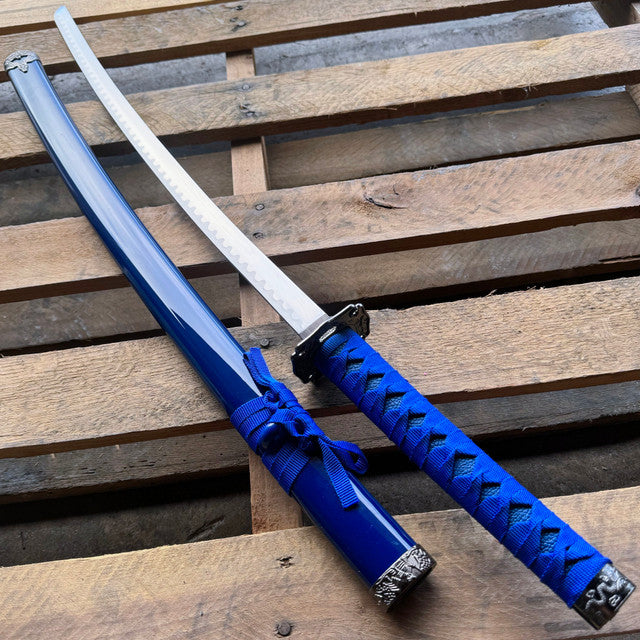 40" Samurai Ninja Bushido Katana Japanese Sword Carbon Steel Blade w/ Scabbard