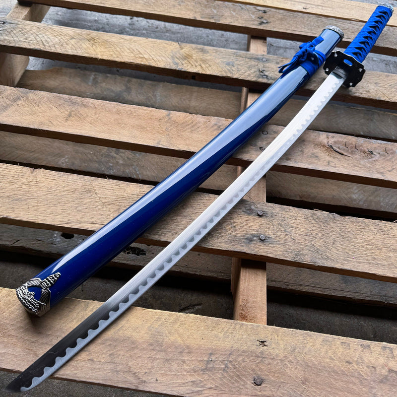 40" Samurai Ninja Bushido Katana Japanese Sword Carbon Steel Blade w/ Scabbard